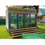 МАФ: Деревянный Каркасный Гостевой Домик 3х4