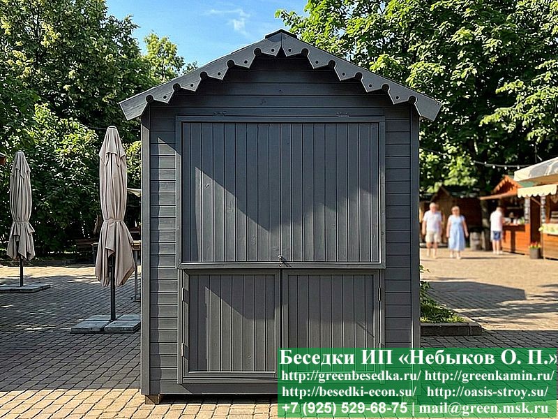 Утепленный Торговый Ярмарочный Домик, Павильон 2х2