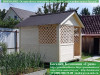 Деревянная Садовая Беседка Для Дачи 'Домик 3х3'