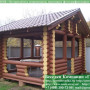 Беседка Для Дачи Из Оцилиндрованного Бревна 3х3
