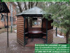 Металлическая Шестигранная Беседка Для Кафе, Ресторанов Ø3