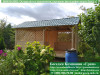 Деревянная Садовая Беседка Для Дачи 'Домик С Навесом 3х5'