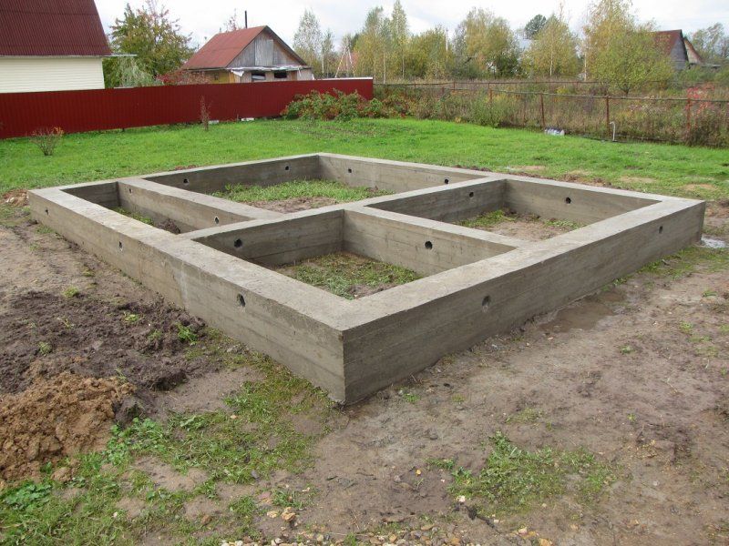 Залить Бетонную Плиту, Леточный Фундамент Под Беседку, Дом
