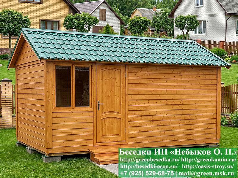 Деревянная Бытовка Для Дачи, Загородного Дома 3х5