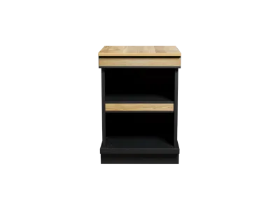 Одиночный модуль для барбекю-комплекса BLACKBURN с открытыми полками Одиночный модуль для барбекю-комплекса BLACKBURN с открытыми полками