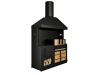 Модульная печь для барбекю из металла OBSIDIAN 1550