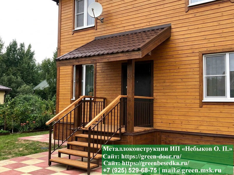 Металлическое Крыльцо Для Дачи, Загородного Дома