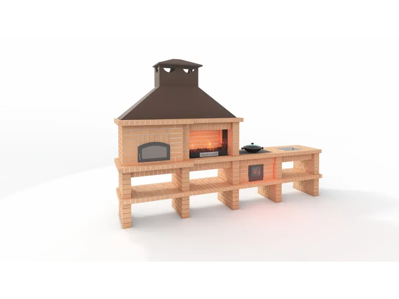 Модульное Барбекю А750S Модульное Барбекю А750S