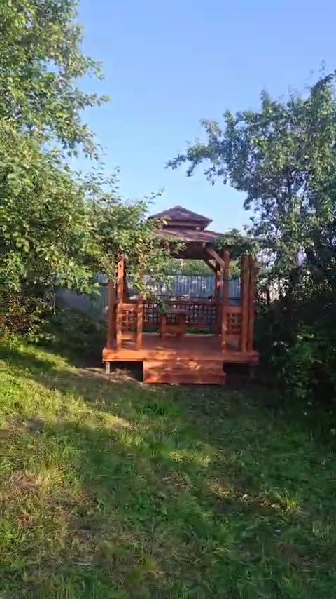 Видео отзыв о беседке Грин