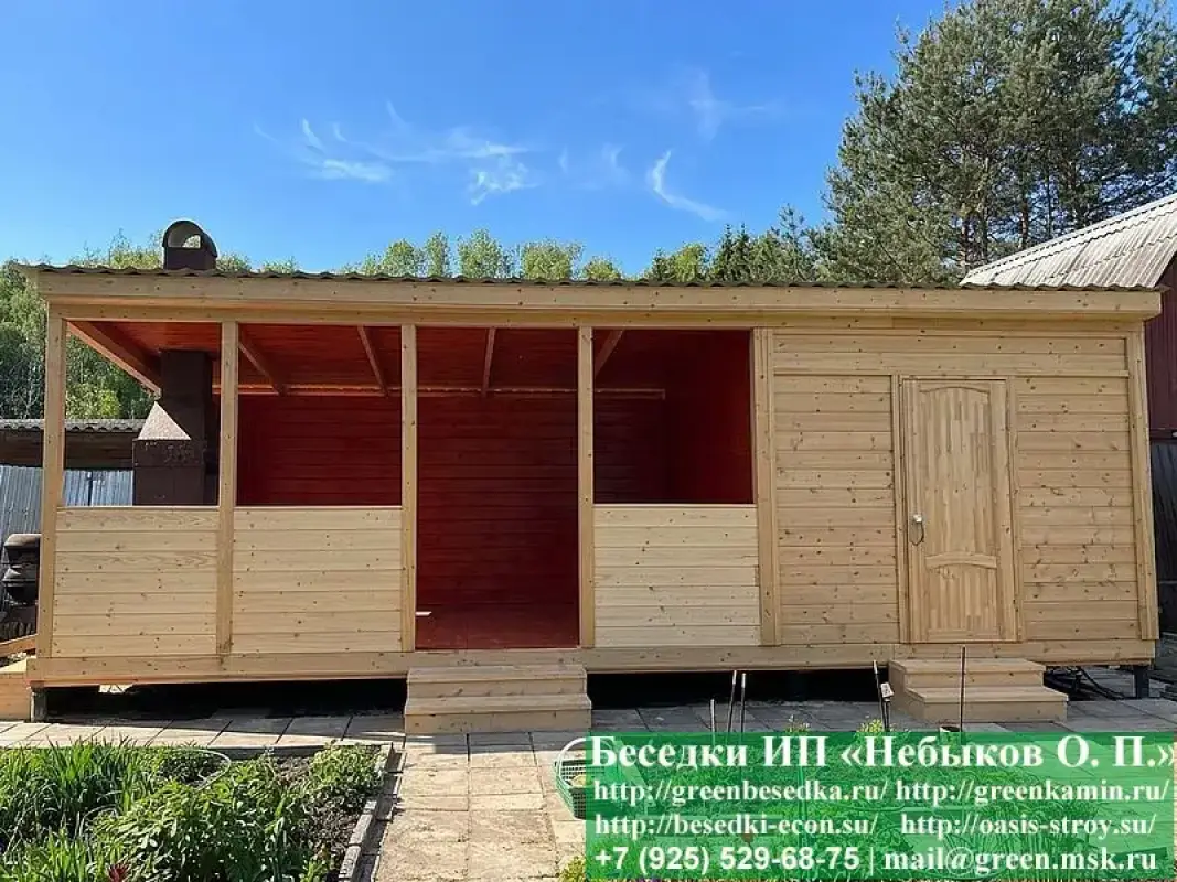 3x8loft26-02 Посмотреть в фотоальбоме 2000 фотографий деревянных беседок 'Грин'