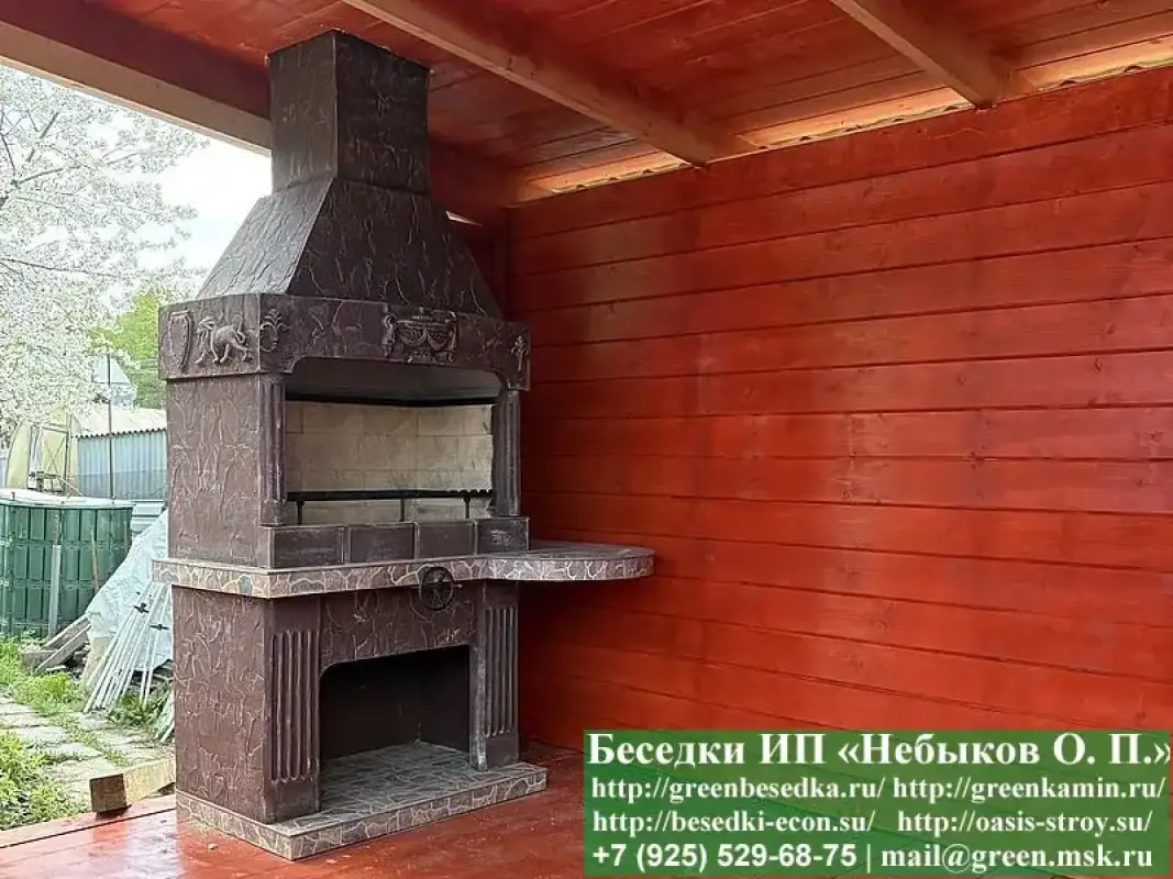 3x8loft26-03 Посмотреть в фотоальбоме 2000 фотографий деревянных беседок 'Грин'