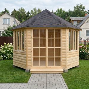 Шестигранные беседки