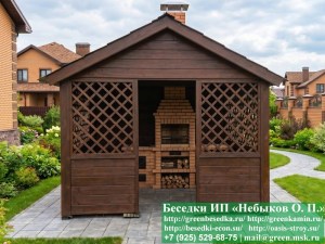 Строительство Комплекса-Барбекю Из Кирпича В Беседке, Летней Кухни