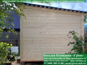 Хозблок для дачи 3х3 метра. Дверь сдвинута влево