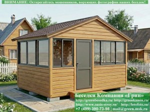 Застекленная Беседка Для Дачи С Алюминиевыми Окнами 3х4