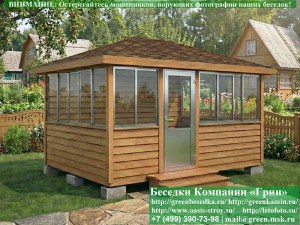 Застекленная Беседка Для Дачи С Алюминиевыми Окнами 3х4