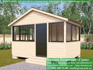 Застекленная Беседка Для Дачи С Алюминиевыми Окнами 3х4