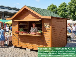 Простой Ярмарочный Торговый Домик, Павильон 2х4, 3х4