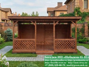 Односкатная Садовая Беседка Для Дачи 3х5