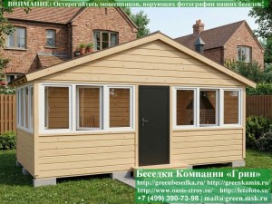 Закрытая Застекленная Беседка С Пластиковыми Окнами 3х6