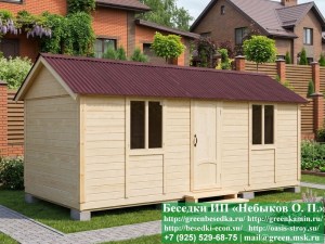 Жилая бытовка для дачи, загородного дома 3х7