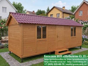 Жилая бытовка для дачи, загородного дома 3х7