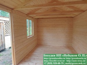 Утепленная жилая бытовка 3х7. Вид внутри