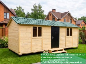 Жилая бытовка для дачи, загородного дома 3х7