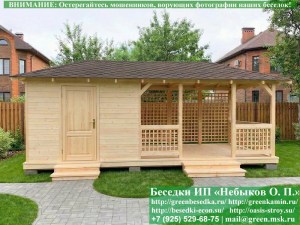 Летняя Беседка Хозблок Для Дачи, Загородного Дома, Сада 3х6 и 3х7