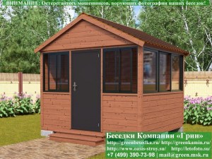 Застекленная Беседка Для Дачи С Алюминиевыми Окнами 3х3