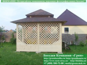 Японская, Китайская Беседка Для Дачи 4х4. Вариант № 2