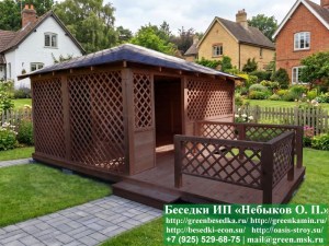 Садовая Беседка Для Дачи 'Домик 4х5'. Вариант № 2