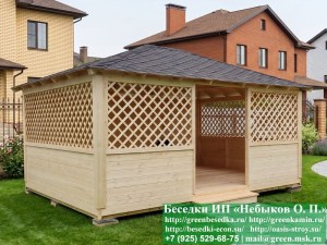 Садовая Беседка Для Дачи 'Домик 4х5'. Вариант № 2