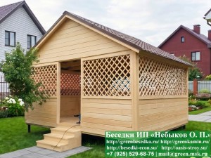 Садовая Беседка Для Дачи 'Домик 4х5'. Вариант № 2