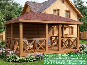 4x5minishater2-10_300x225 image Летняя Беседка Для Дачи С Зоной-Барбекю 4х5. Барбекю из кирпича приобретается отдельно. Цена комплекса барбекю 250-300 тыс. руб. Срок строительства барбекю 2-3 недели