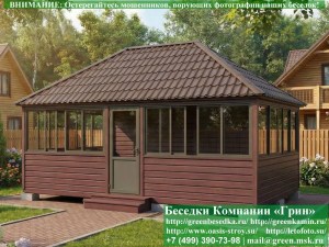 Застекленная Беседка Для Дачи С Алюминиевыми Окнами 4х6