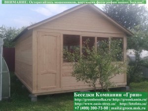 Закрытая Застекленная Беседка Для Дачи 4х6