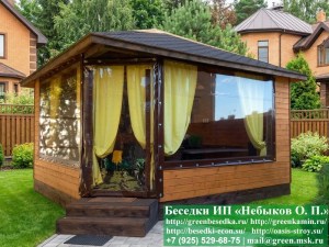 Деревянный Летний Домик Для Дачи, Загородного Дома 5х5