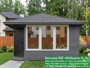 Деревянный Летний Домик Для Дачи, Загородного Дома 5х5