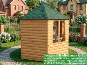 Застекленная Шестигранная Беседка Для Дачи &Oslash;3. Вариант № 2