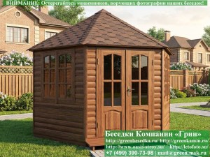 Застекленная Шестигранная Беседка Для Дачи Ø4. Вариант № 2