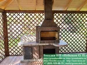 Садовая Беседка Для Дачи 'Домик 4х5'. Вариант № 2