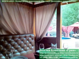 Японская, Китайская Беседка Из Блокхауса 3.5х4.5