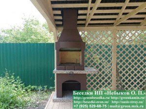 Беседка Для Дачи 'Домик С Хозблоком 3х7'. Вариант № 2
