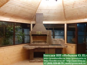 Готовая Печь-Барбекю С Грилем Для Беседки, Летней Кухни № 20