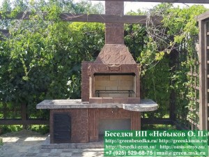 Готовая Печь-Барбекю С Грилем Для Беседки, Летней Кухни № 20