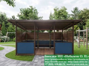 Теневой Навес, Металлическая Веранда Для Детского Сада, Детской Площадки, Школы 3х4